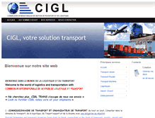 Tablet Screenshot of cigl.fr